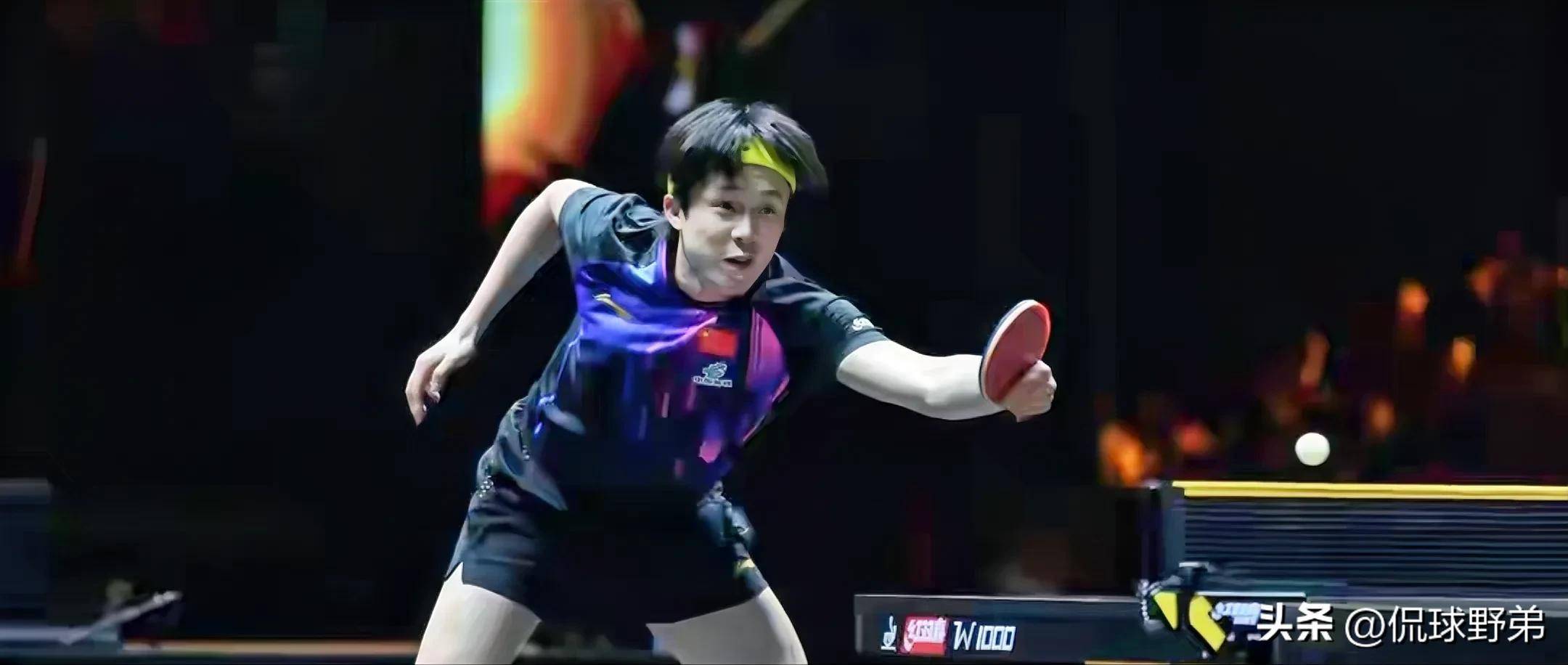 乒乓球球员突破自我，表现堪称完美